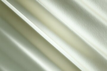 Obraz premium Soft Cream Fabric with Elegant Drapery Creating Subtle Textures and Shadows