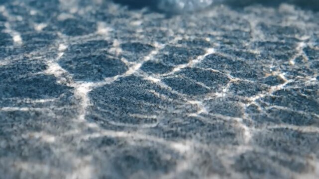 Sunlight Glancing Off Gently Flowing Water, Abstract Background