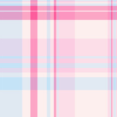 Filigree pattern background texture, stage tartan check plaid. Repetitive textile vector fabric seamless in light and white colors.