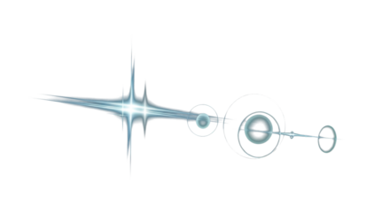 Cool ice-blue, silver, and pale turquoise lens reflections on transparent background, subtle light diffusion, glass-like transparency, minimalist futuristic abstraction. clean PNG