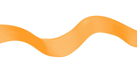 Abstract golden wave vector illustration with artistic color lines and dynamic motion texture for modern business design