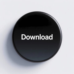 black and white download button