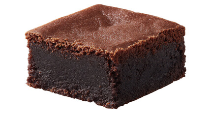 Decadent chocolate cake rests on black surface rich dessert presented against dark backdrop ready for eating