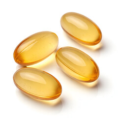Golden Omega Vitamin Capsules for Health and Nutrition