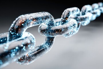 Connecting decentralized network nodes in a glowing blockchain an innovative perspective