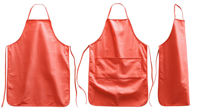 Three pocketed aprons are presented practical aprons featuring multiple storage pockets