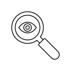 Monitoring Vector Icon which can easily modify or edit