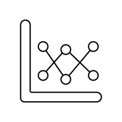 Data Chart Vector Icon which can easily modify or edit