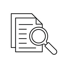 Report Review Vector Icon which can easily modify or edit
