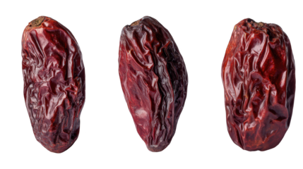 Three colorful peppers are aligned in a row vibrant peppers display their fresh appearance lined up