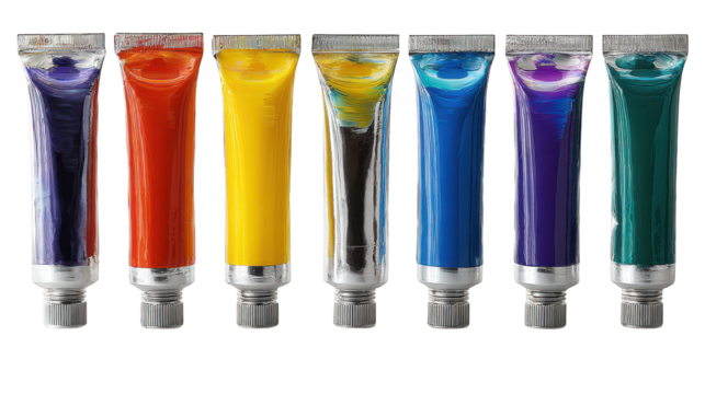 Colorful tubes display abstract varied arrangement multiple vibrant tubes create dynamic visual composition