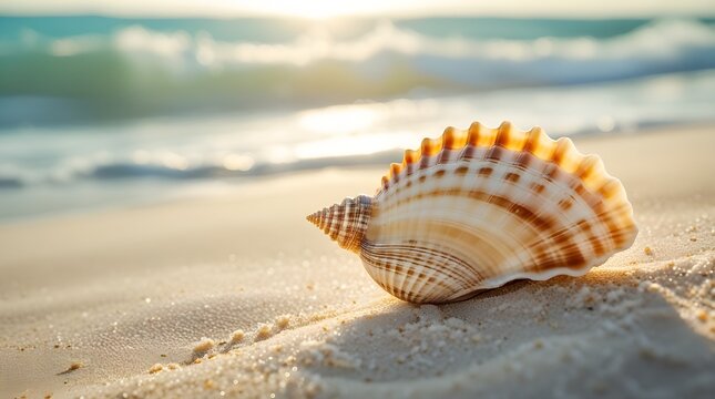 seashells on the beach