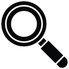vector icon of a search magnifier  seo optimizati