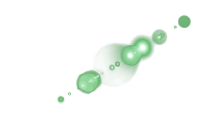 Emerald and lime green light leaks on transparent background, glowing ethereal bokeh, misty halo effect, soft light diffusion, mysterious sci-fi aura, macro lens photography style clean PNG