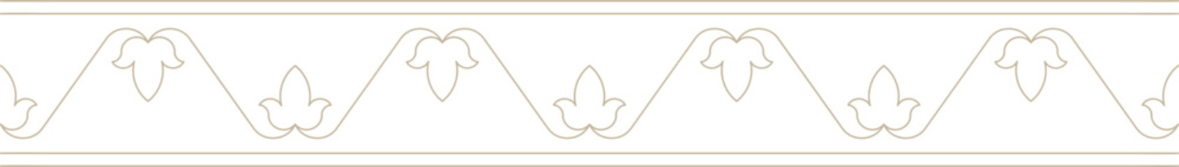 Indian Traditional Motif Border Design Element