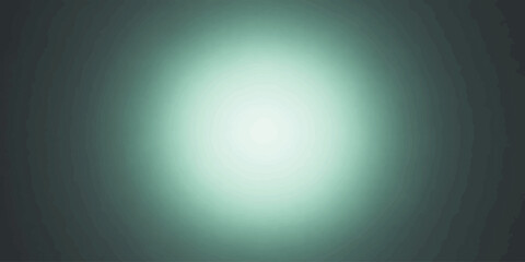Abstract glowing vector background with a soft radial green gradient