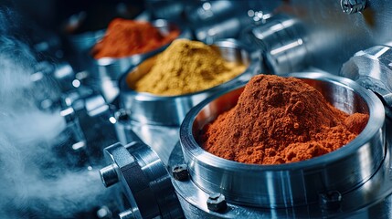 Industrial Production of Spices in Modern Facility