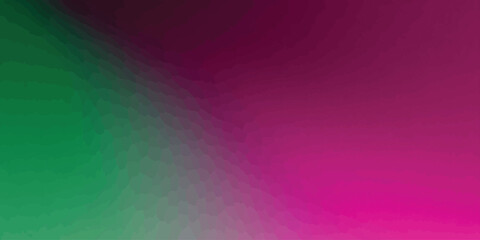 Vibrant Green to Magenta Gradient Geometric Pixelation