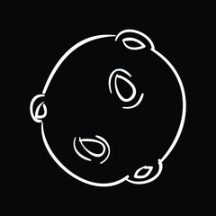 Halloween eyeball vector illustration