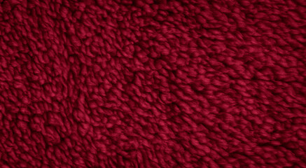 red material with an interesting pattern