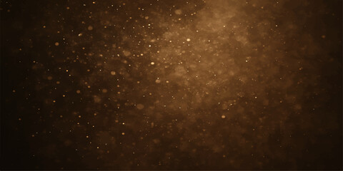 Obraz premium Abstract blue light on dark window with winter rain drops like a galaxy of stars at night