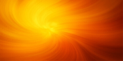 Bright orange and yellow sunlight explosion with abstract glowing rays and fire texture