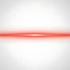 Futuristic red laser beam glowing across a gray gradient background with a soft central light and abstract style