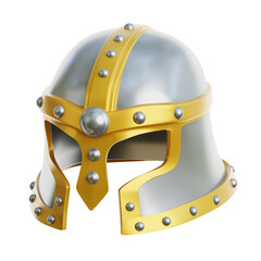 Ancient warrior helmet ready for battle and adventure