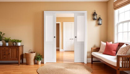 Fototapeta premium double pocket doors