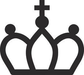 crown icon, crownline art, black crown, power of crown