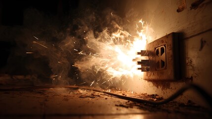 Electrical Outlet Sparking