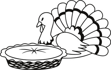 Abstract swirl silhouette of a stylized human head profile with flowing lines isolated on transparent background