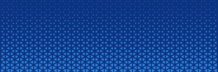 Triangles Halftone Pattern Vector Abstract Geometric Technology Background. Triangular Half Tone Texture. Minimal Style Dynamic Tech Wallpaper