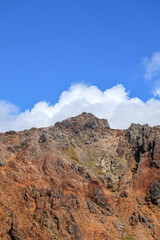 mountain landscape with blue sky