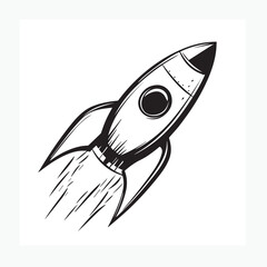 rocket vector illustration