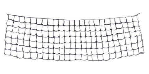 Watercolor illustration of tennis net