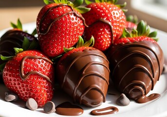 Deliciously decadent chocolate-dipped strawberries perfect for celebrations