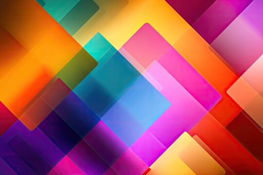 Vibrant abstract geometric design (1) - Powered by Adobe