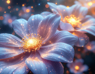 Celestial Bloom &ndash; Visualizing Time Through Cosmic Flowers