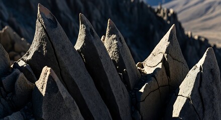 Striking Rock Formations displaying Nature's Sculptural Excellence