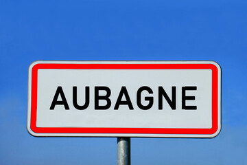 Ortsschild Aubagne
