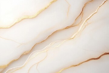 Golden Veins: An artistic display showcasing the elegant fusion of lustrous gold veins against the delicate, polished surface of fine marble. This abstract composition evokes luxury and refinement.