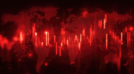 Global financial market data visualization