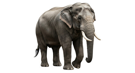 elephant isolated on white