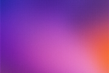 Vertical lines background with gradient from purple to pink and orange color in the corner
