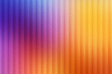 Gradient background with vertical lines transitioning from purple to orange and yellow hues