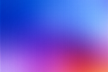 Abstract gradient background with vertical lines in blue purple and orange color transitions