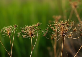 Dried and decaying plant life showing the transition from vibrant green to dull brown, symbolizing drought, climate change, and environmental stress ,autumn ,parched ,season
