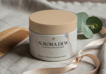 Small Cosmetic Jar Mockup