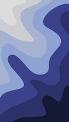 Wavy Abstract Background In Shades of Blue